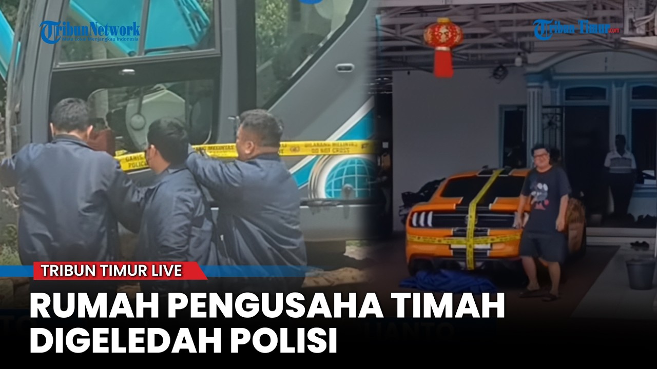 🔴  Bareskrim Geledah Rumah Bos Timah Bangka Selatan, Mobil Mustang Ikut Disita