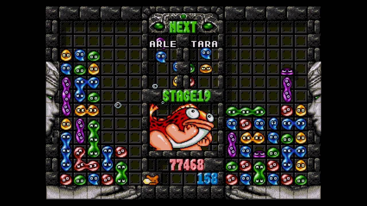 Puyo Puyo 2 All Characters Victory Pose Animation + Secret Characters