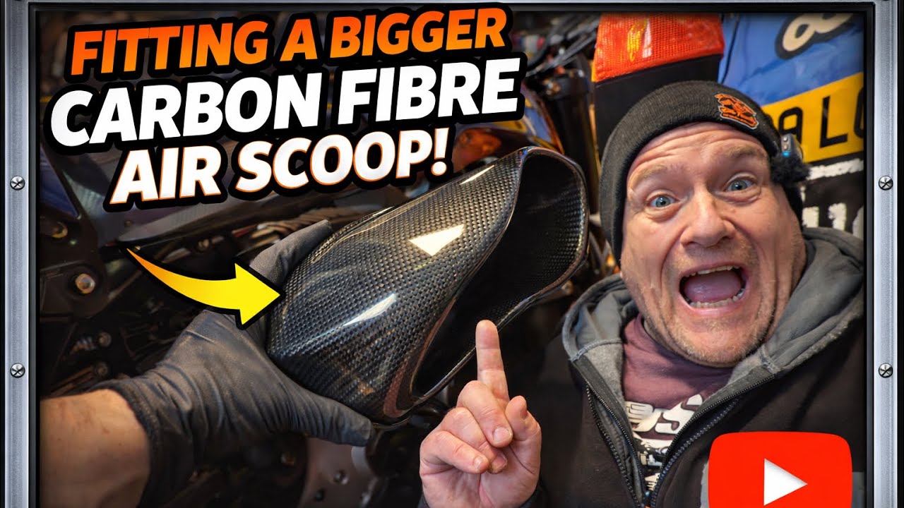 Carbon Air Scoop Upgrade for My Bike — Did It Actually Add Power?
