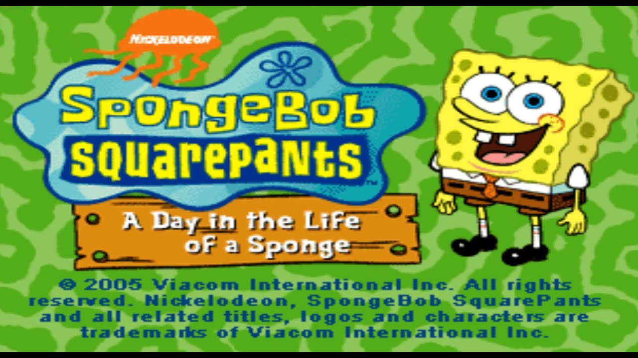 V.Smile | SpongeBob SquarePants A Day in the Life of a Sponge | Gameplay No Commentary