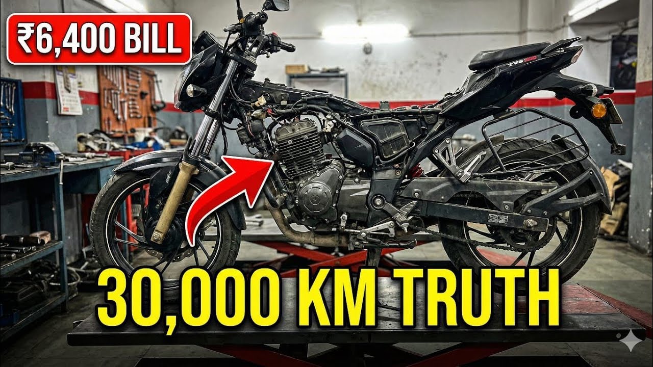 TVS Apache 200 4V Still a Beast in 2025? | Full Service Review + Performance Boost |