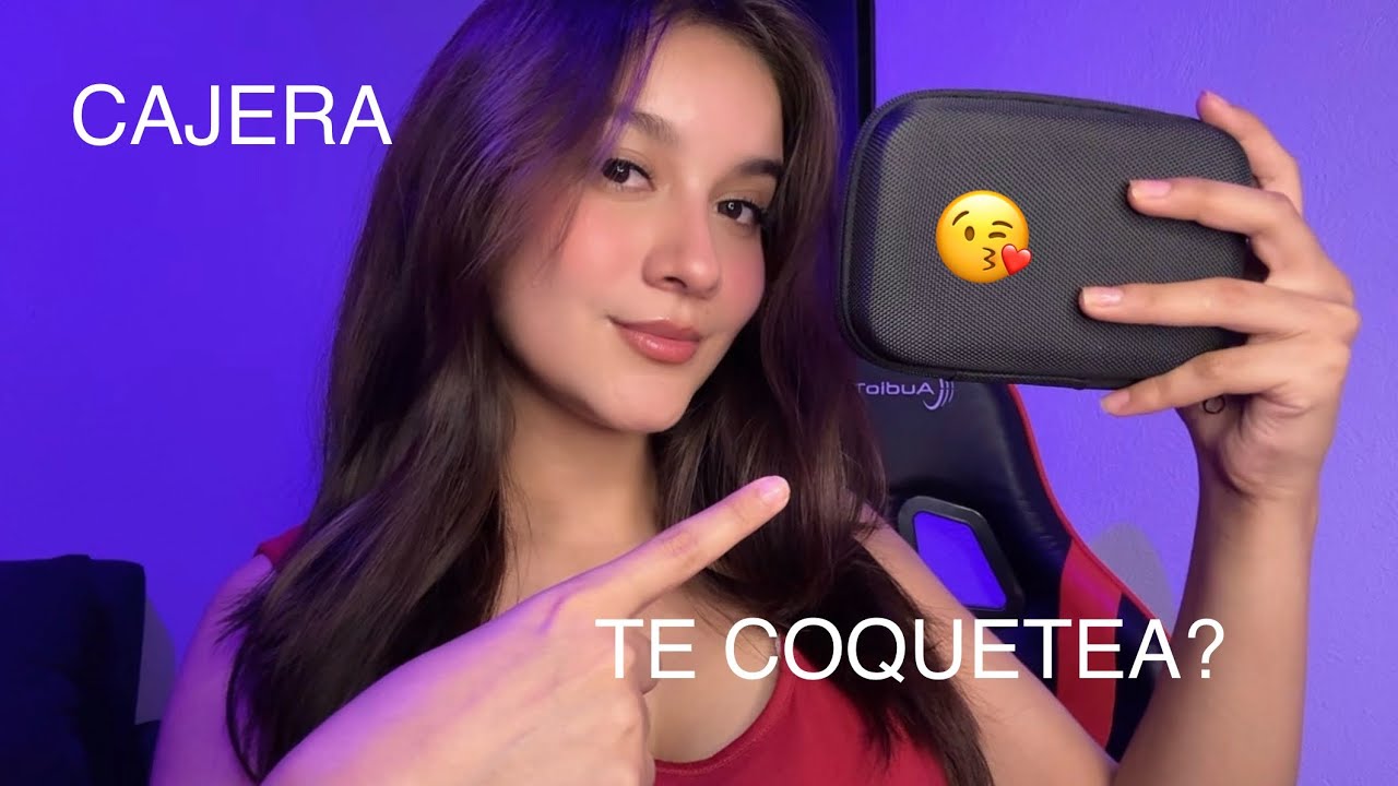 ASMR/ La CAJERA intensa te COQUETEA 😘😘❤️ / Roleplay Casero 