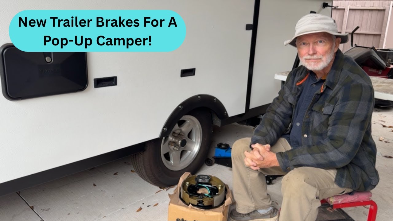 Today's Project:  Replacing The Brake Assemblies On Our Pop-Up Camper