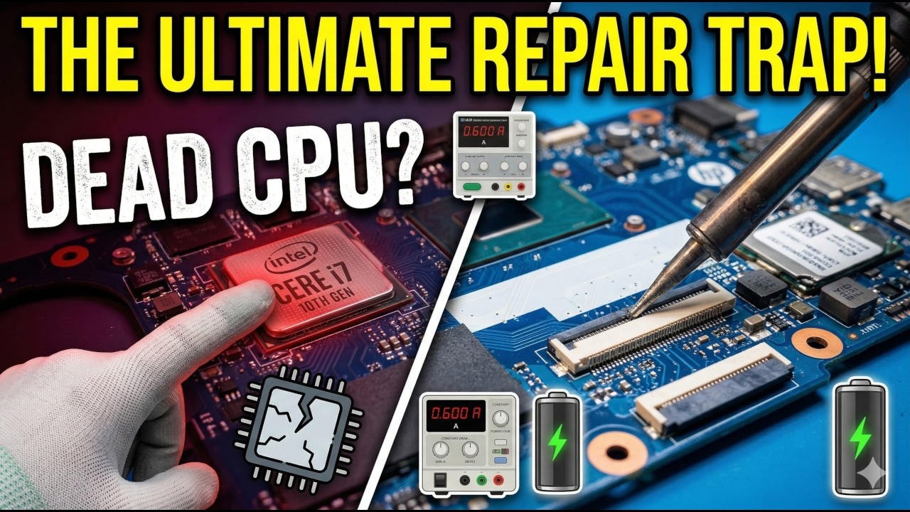 I Almost Called a Dead CPU on This HP Laptop... I Was Wrong.