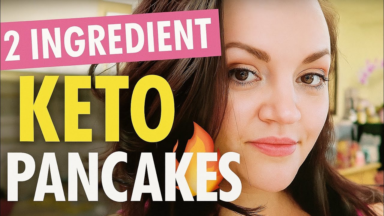 These 2-Ingredient Keto Pancakes Got Me Moaning in the Kitchen 🥵🧈 (No Sugar, All Flavor)