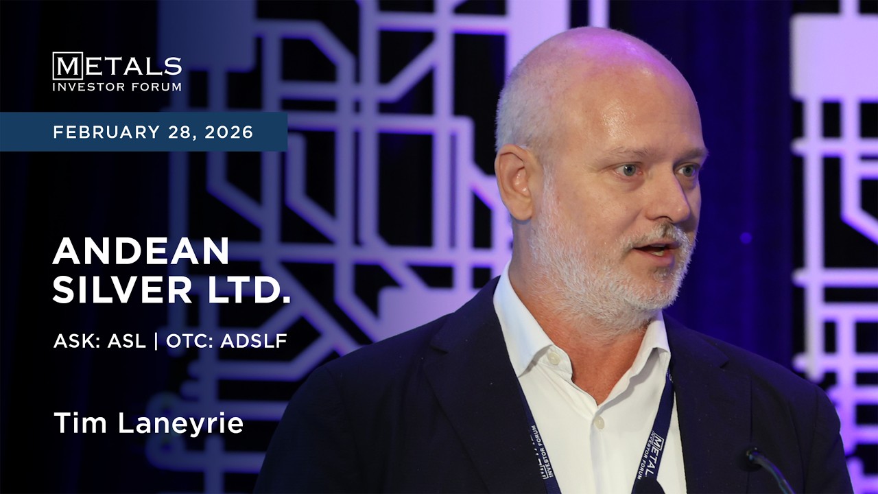 Tim Laneyrie of Andean Silver Ltd. presents at Metals Investor Forum in Toronto | February 2026