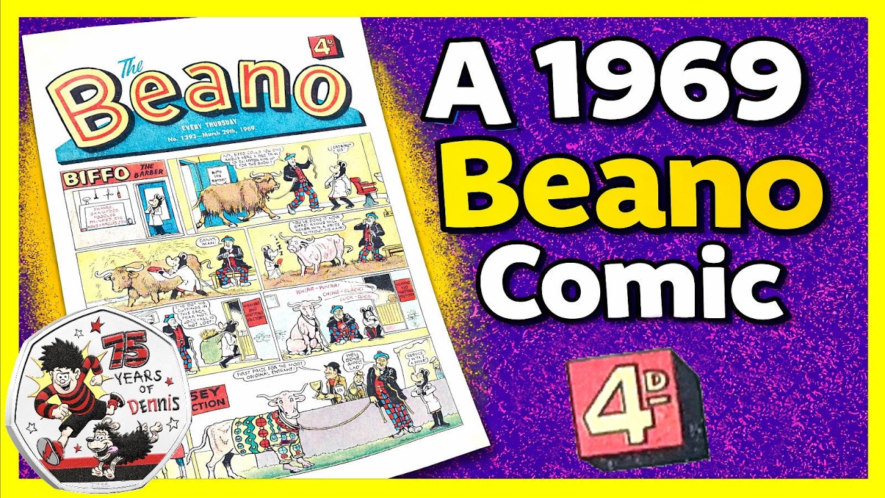 A Beano Comic From 1969 - Some Coins - and Dennis the Menace