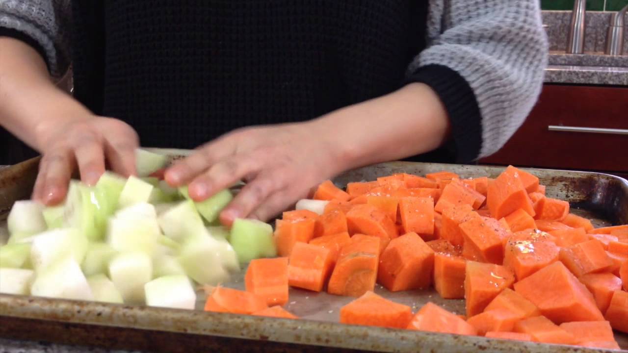 Roasted Kohlrabi