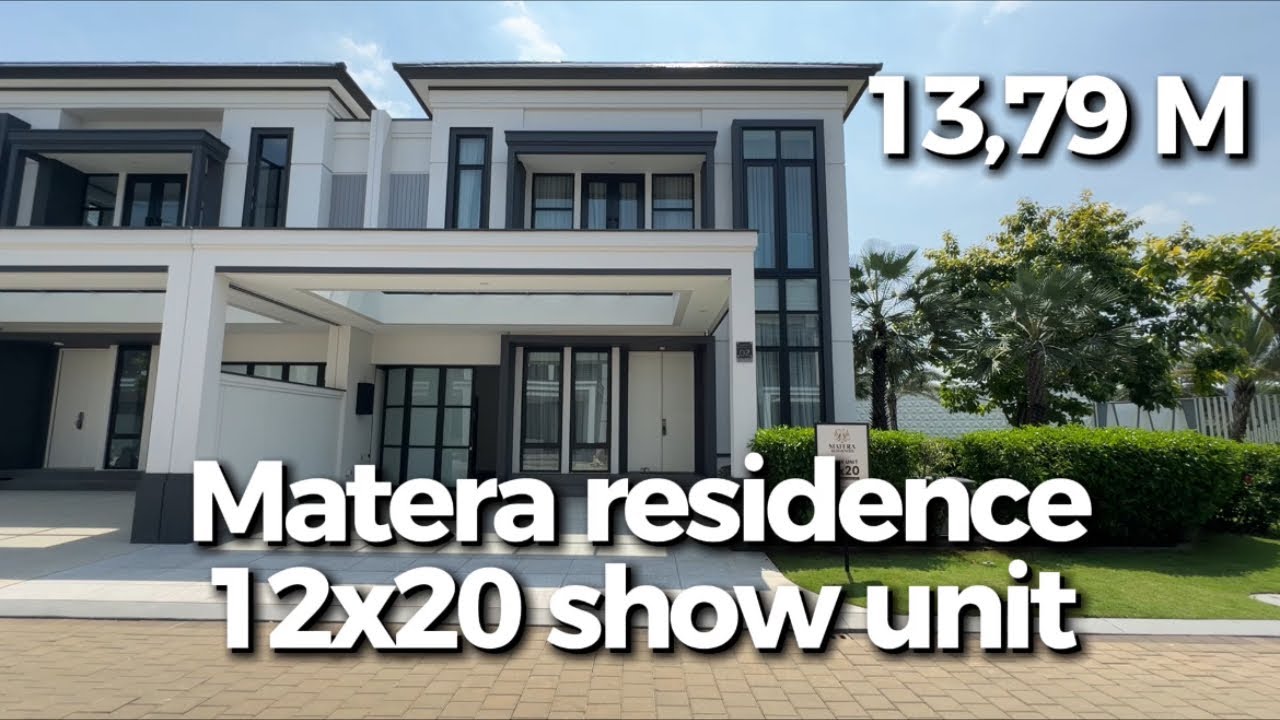 Rumah Mewah Gading Serpong 12x20 | DP 0% + Cashback 135 Juta | Matera Residences Full Furnished
