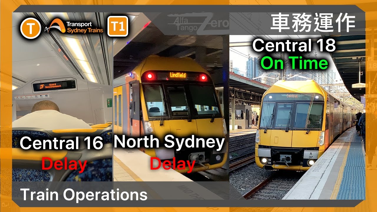 TfNSW Sydney Trains：A37 delay due to passenger incident,Train stop service and North Sydney