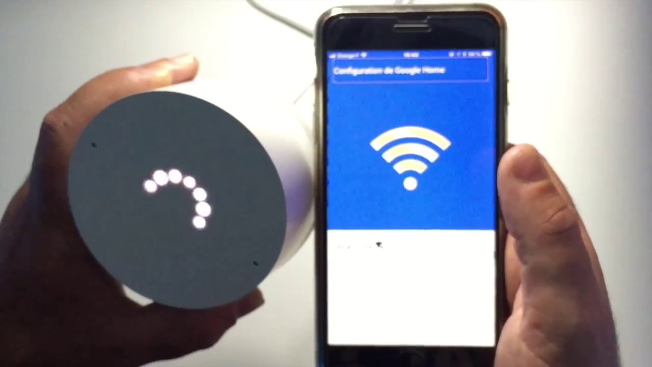 Configuration Et Déballage Du Google Home Français