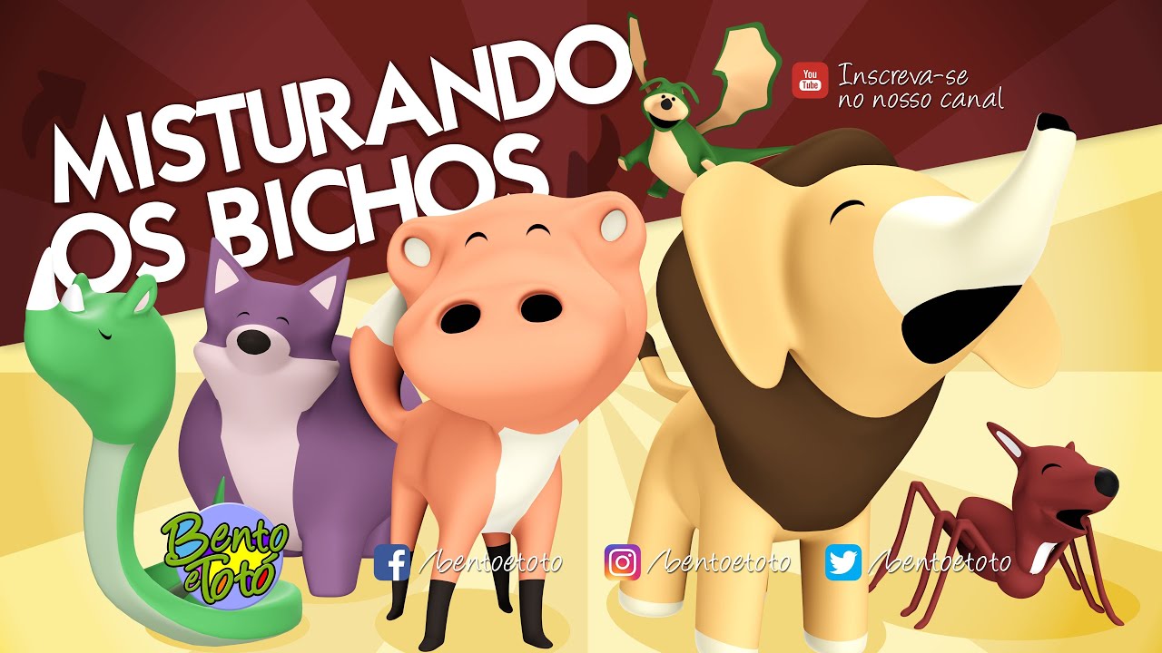 Bento e Tot&oacute; - Misturando os Bichos (Desenho Infantil)