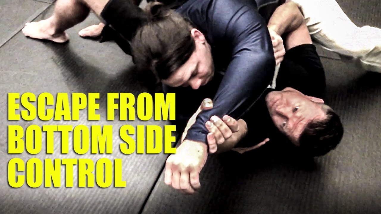 BJJ Technique - Escape from Bottom Side Control