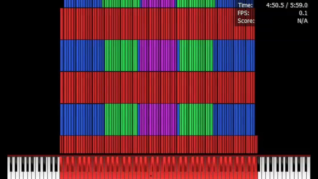 [Black MIDI] Celeron N3350 plays The Nuker 2 1.29 22.1 Million (pagefile)