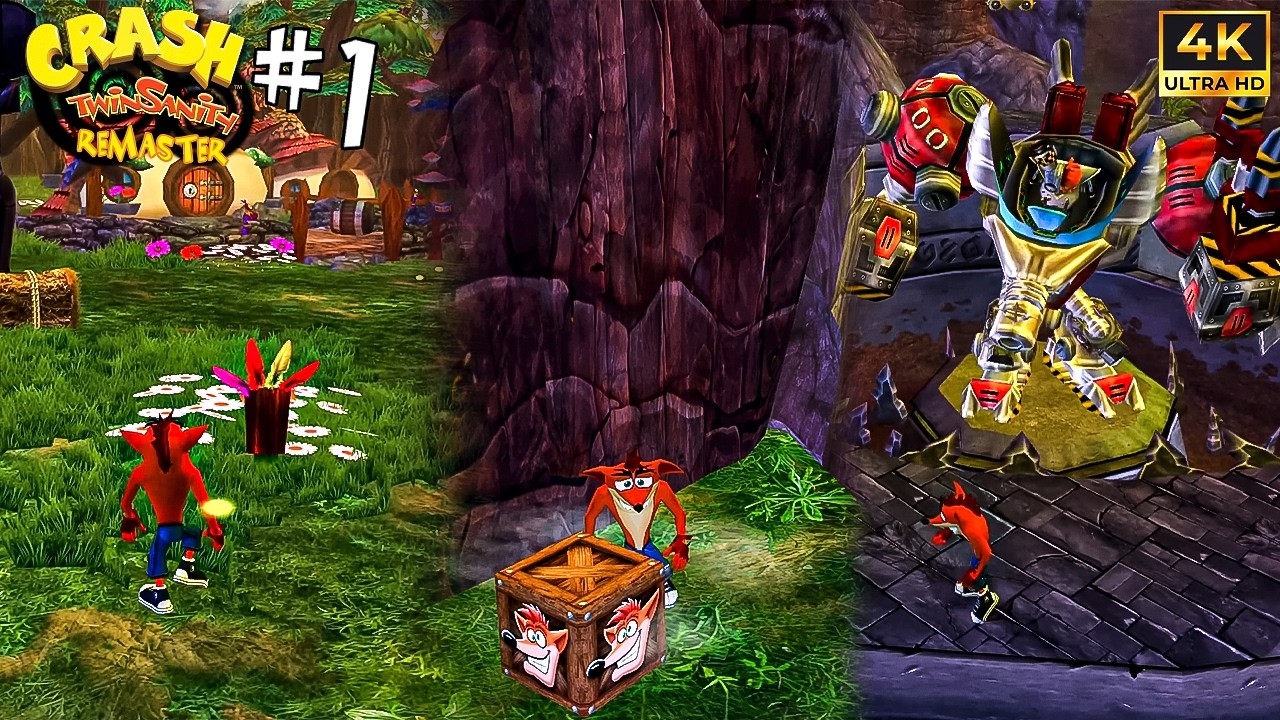 Crash Twinsanity Remaster 4K DUBLADO PT BR PARTE 1