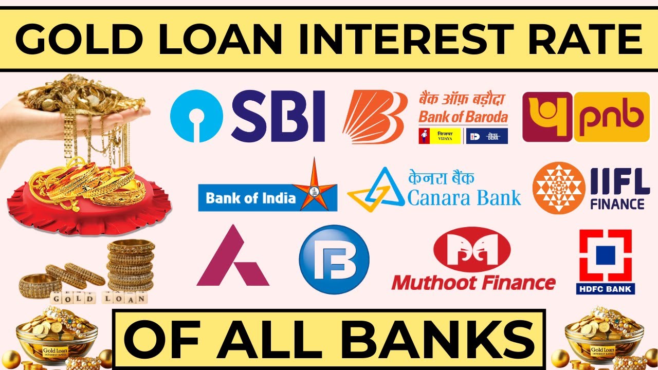 Gold Loan Interest Rate in All Banks | Best Gold Loan Bank in India | Best Bank for Gold Loan |