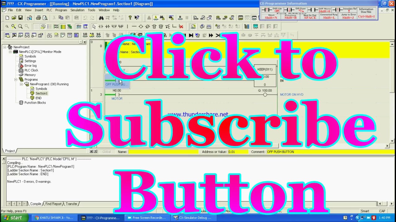 Omron Plc Program keep11. in hindi