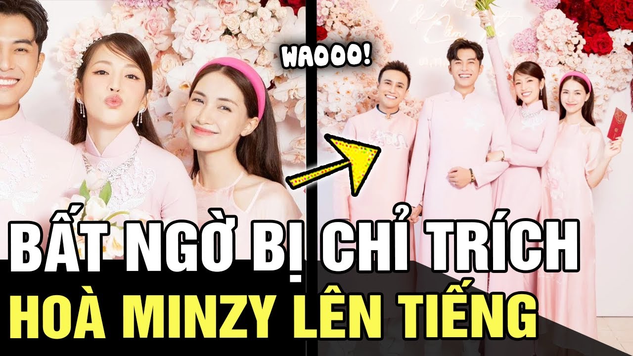 Bị chỉ trích vì bị nghi BÊ TRAP cho GIN PU, Hoà Minzy lên tiếng giải thích đầy nghẹn ngào| TB TREND