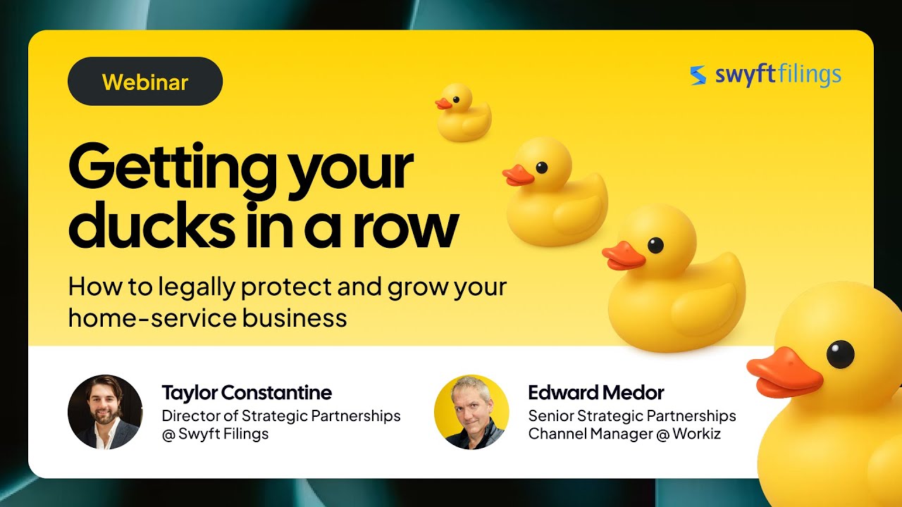 Getting your ducks in a row: How to legally protect and grow your home-service business