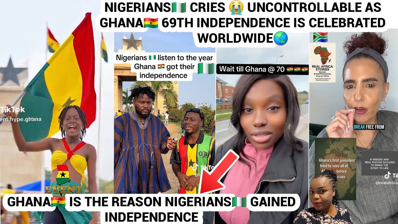 NIGERIANS🇳🇬 CRIES 😭 UNCONTROLLABLE AS GHANA🇬🇭 69TH INDEPENDENCE IS CELEBRATED WORLDWIDE🌏 