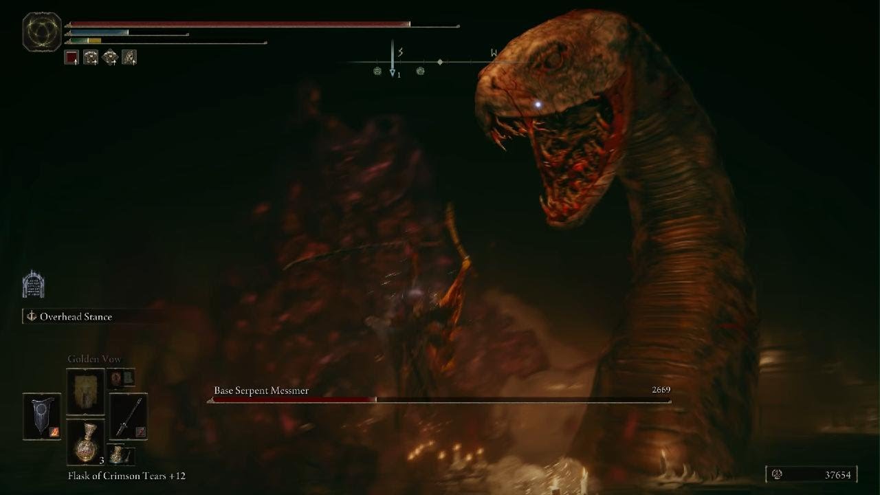 Messmer the Impaler kill (with Hornsent) Shadow of the Erdtree