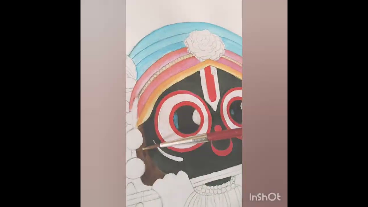 How to colour  lord jagarnath ji 🎨🙏| art by priya 