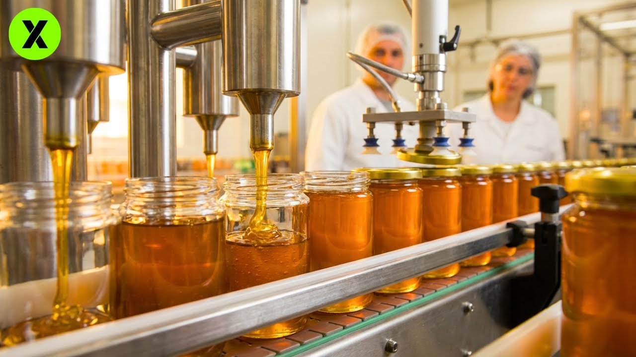 ASÍ Hacen TONELADAS de MIEL de la ABEJA REAL cada día 🍯🐝