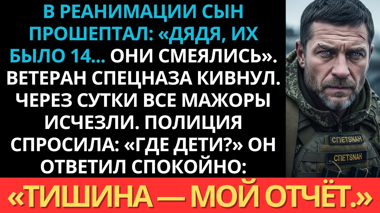 Месть ветерана: 14 мажоров исчезли без следа. Отец прошептал: «Тишина — мой отчёт»