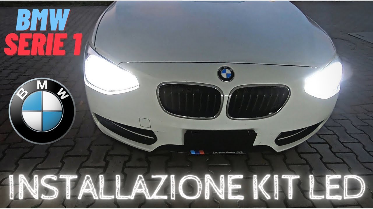 LED H7 BMW Serie 1 - Led Lights installation