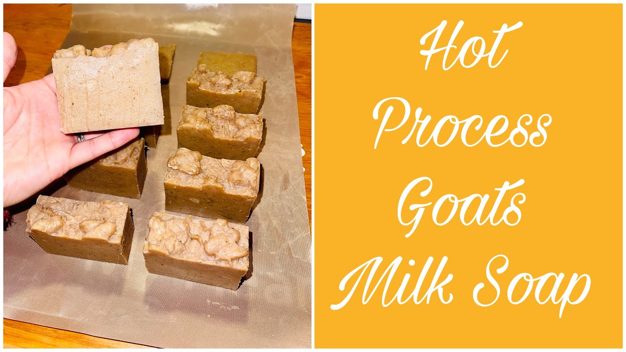 HOW I MAKE HOT PROCESS GOATS MILK SOAP!