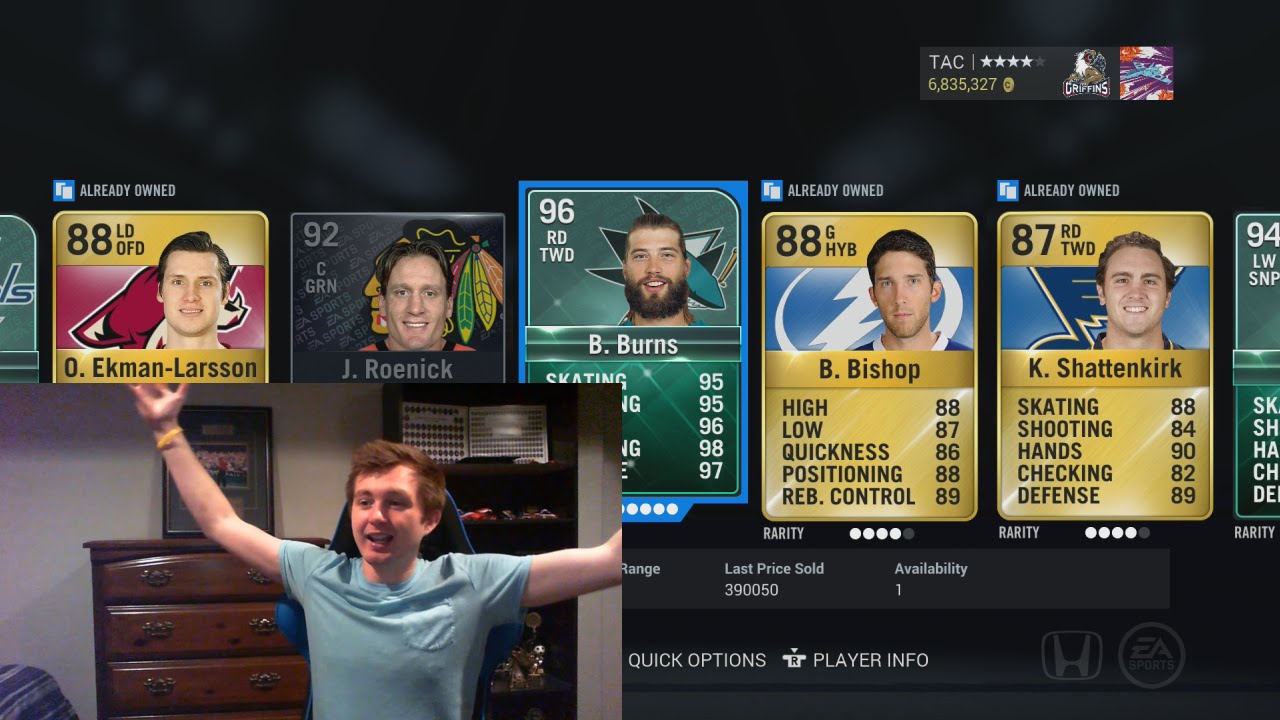 NHL 16 HUT -  MY BEST TOTY PULL! 