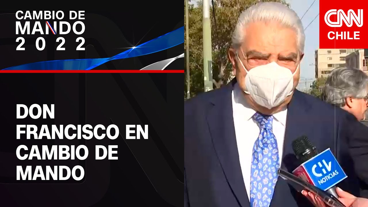 Don Francisco asiste al cambio de mando presidencial