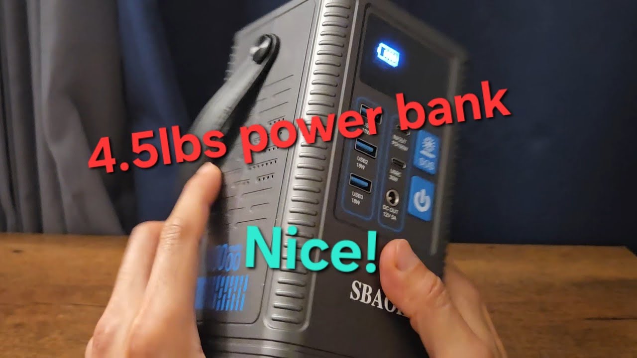 SBAOH 80,000mah Power Bank Review