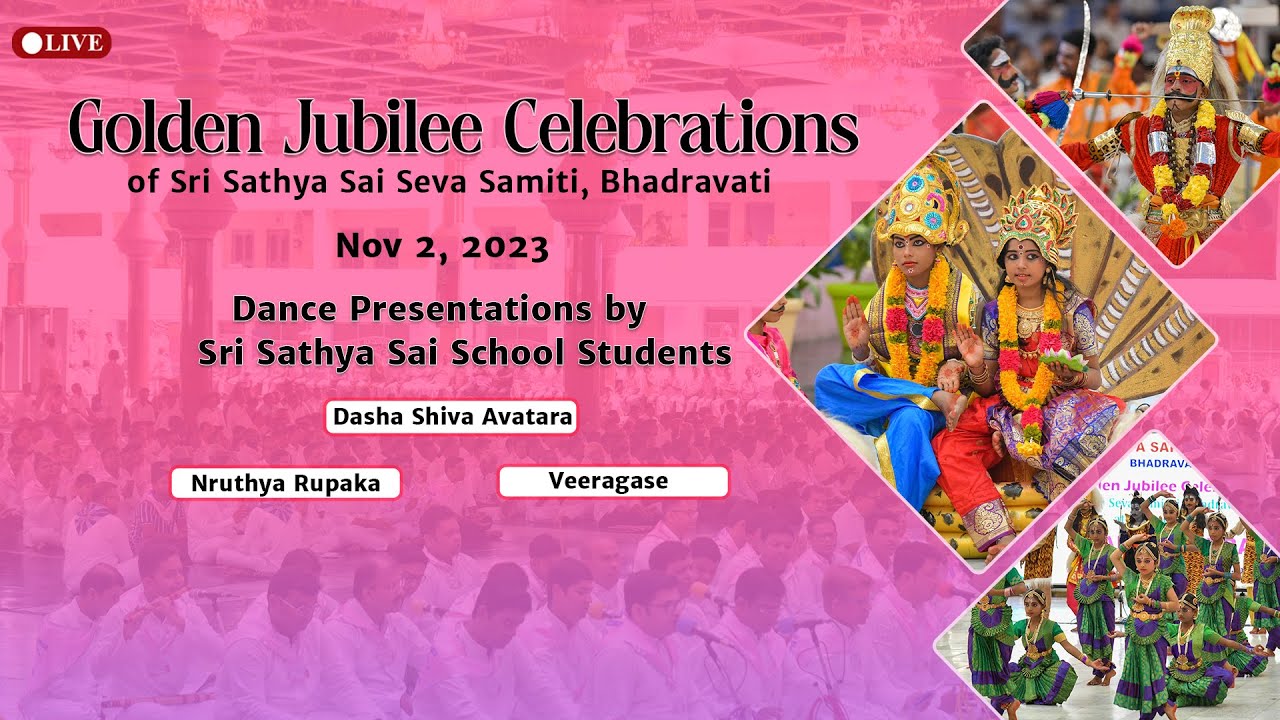 Cultural Dance Presentations by Students of Sri Sathya Sai Schools, Bhadravati | Nov 2, 2023