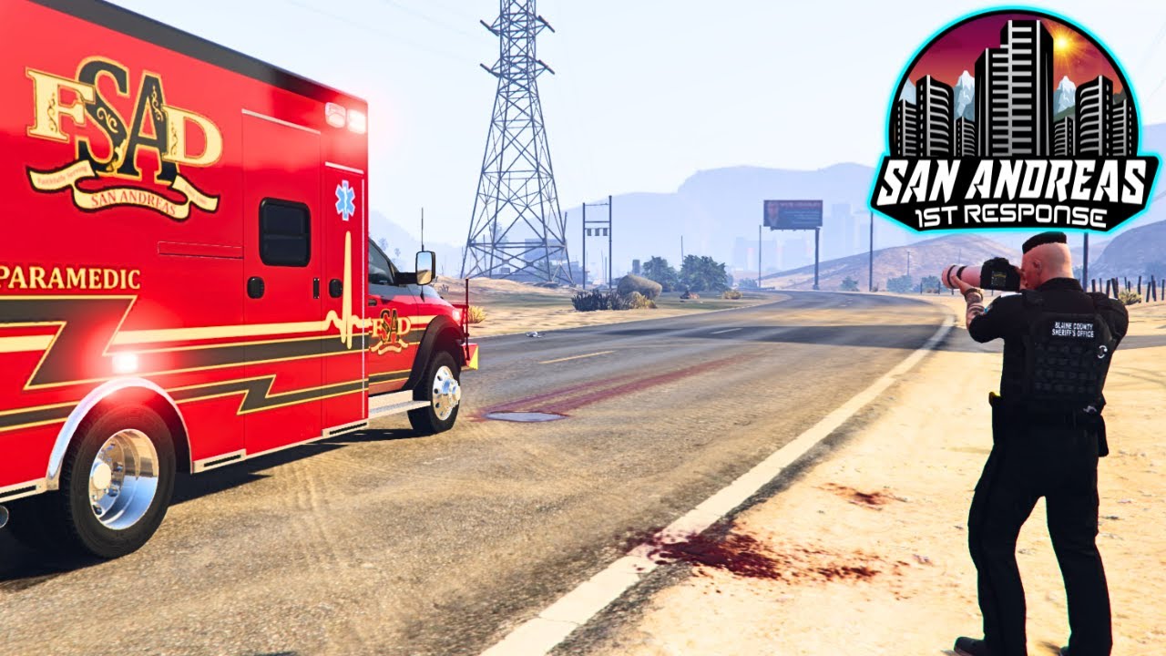 GTA5 Roleplay | SA1R | OFFICER DOWN!