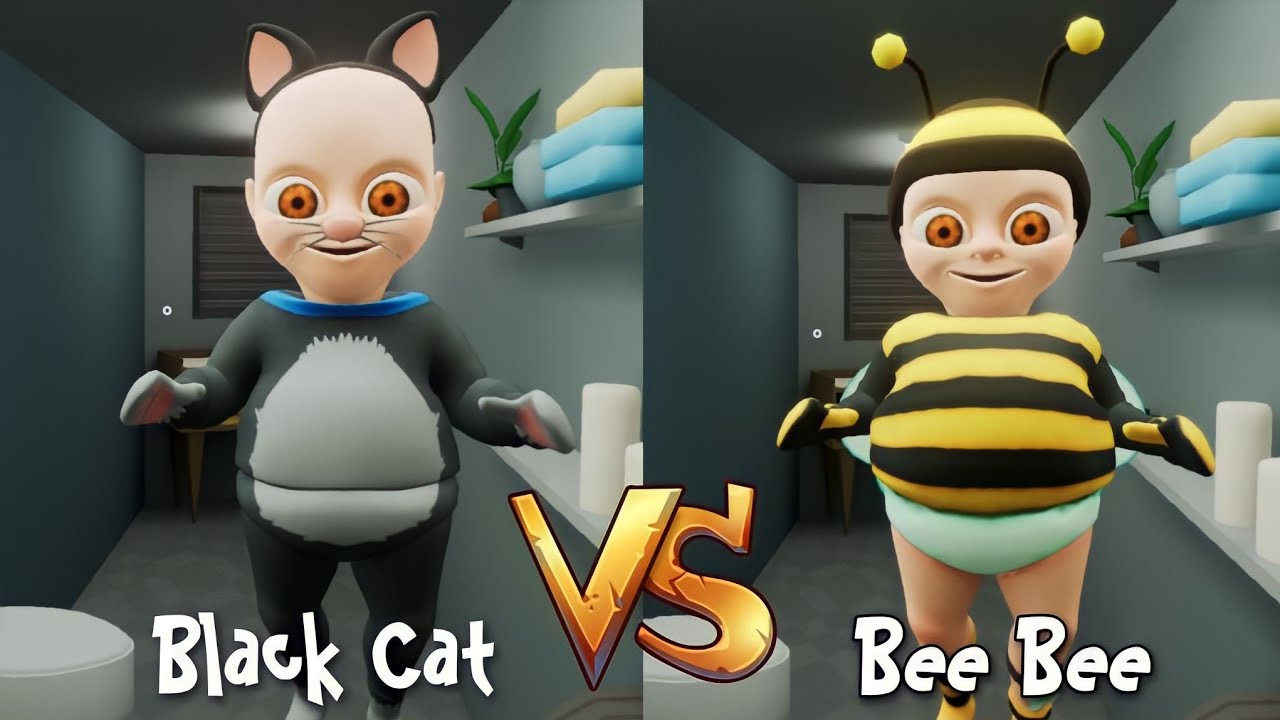 Black Cat Skin vs Bee Bee Skin - The Baby in Yellow