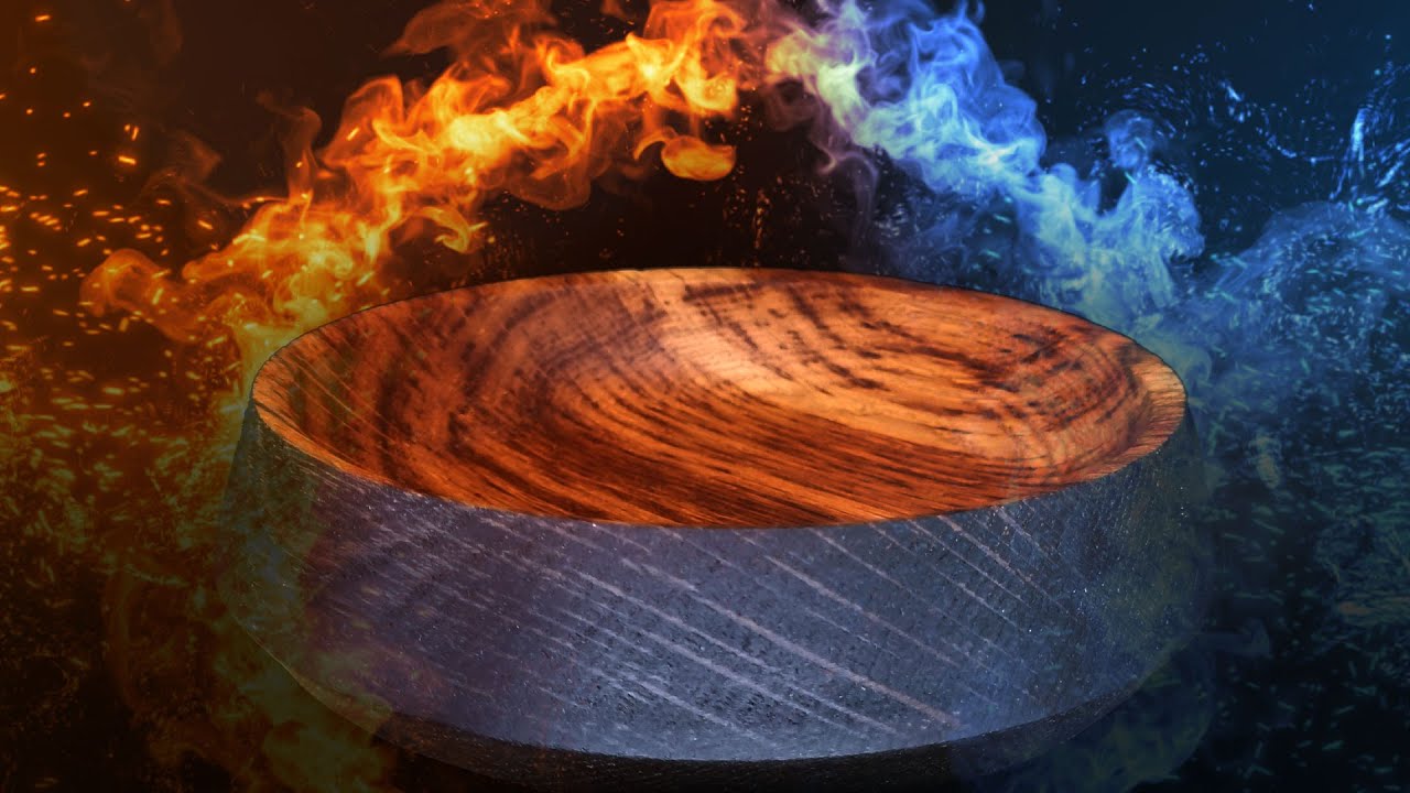 Исландская чаша FIRE - Easy Woodturning Project