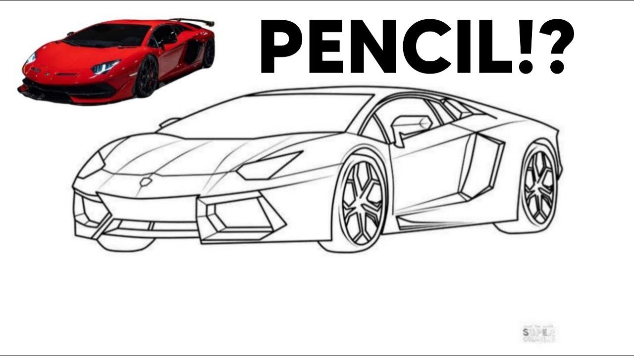 This Lamborghini Drawing Looks Real (But It&rsquo;s Pencil)