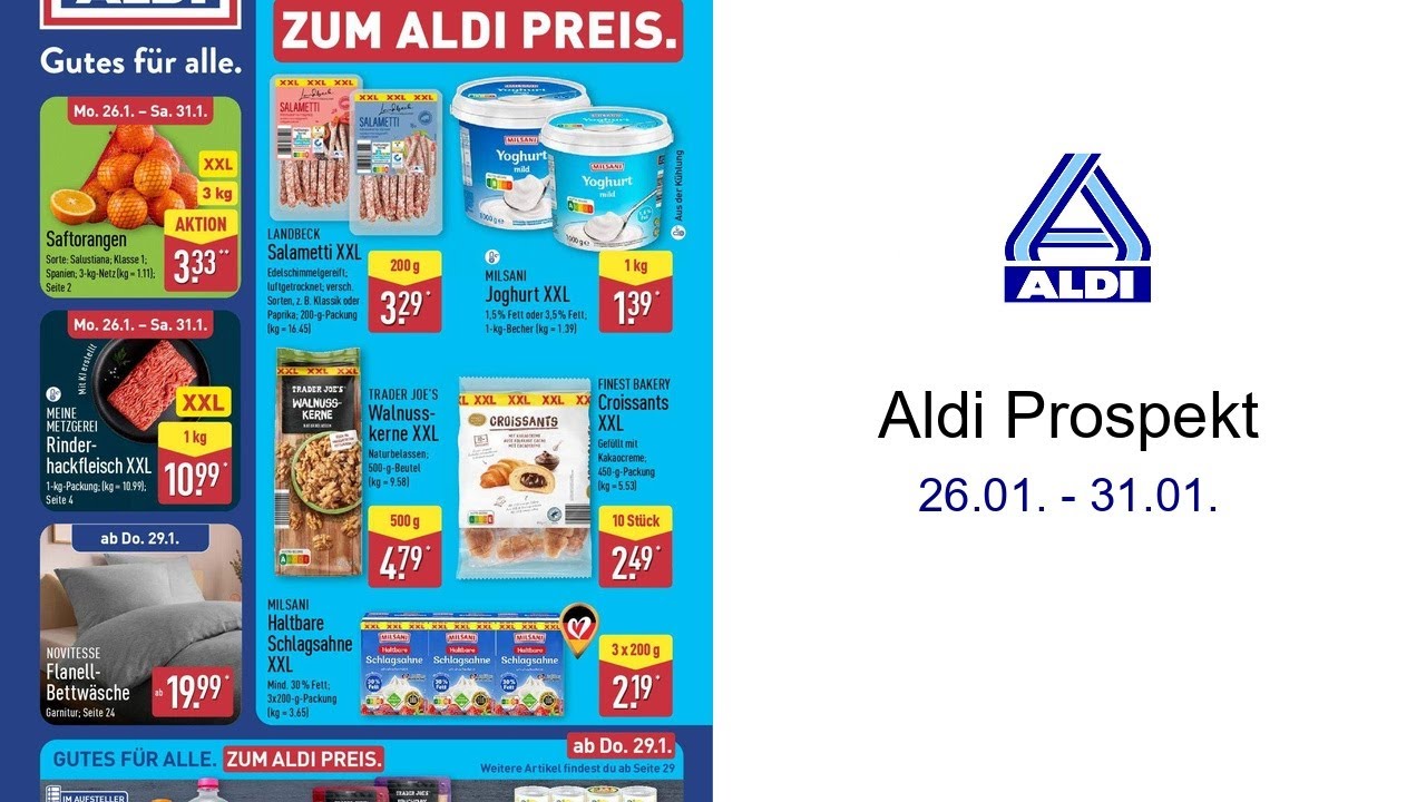 Aldi Prospekt   26.01. - 31.01.