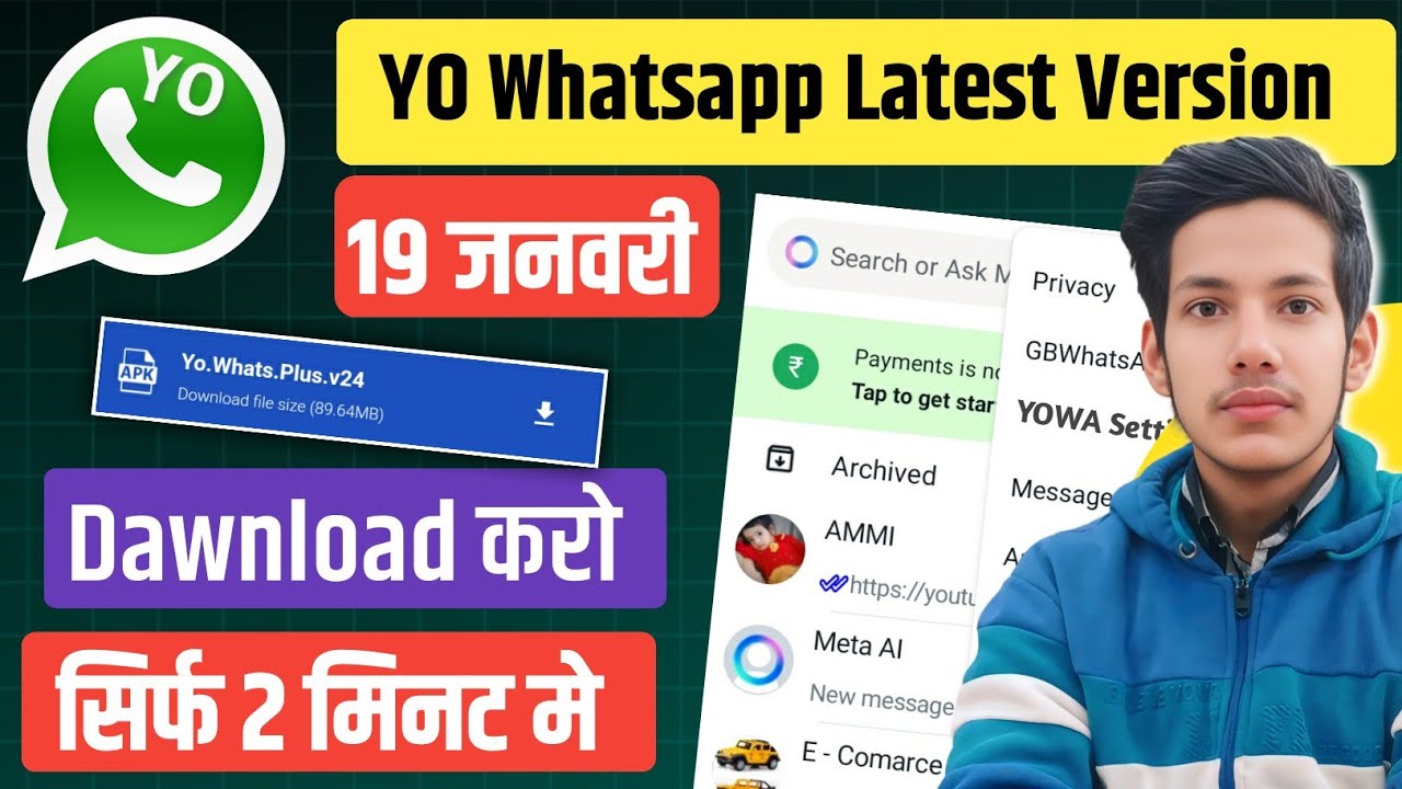 how to download yo whatsapp 2025 | how to download yo whatsapp new version
