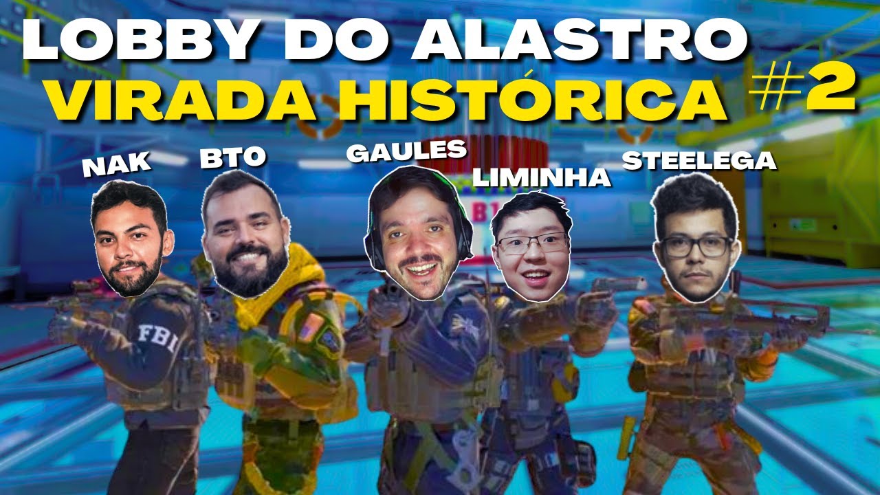 Virada Histórica do LOBBY DO ALASTRO #2 (Gaules, Liminha, bt0, Nak, e Steelega)