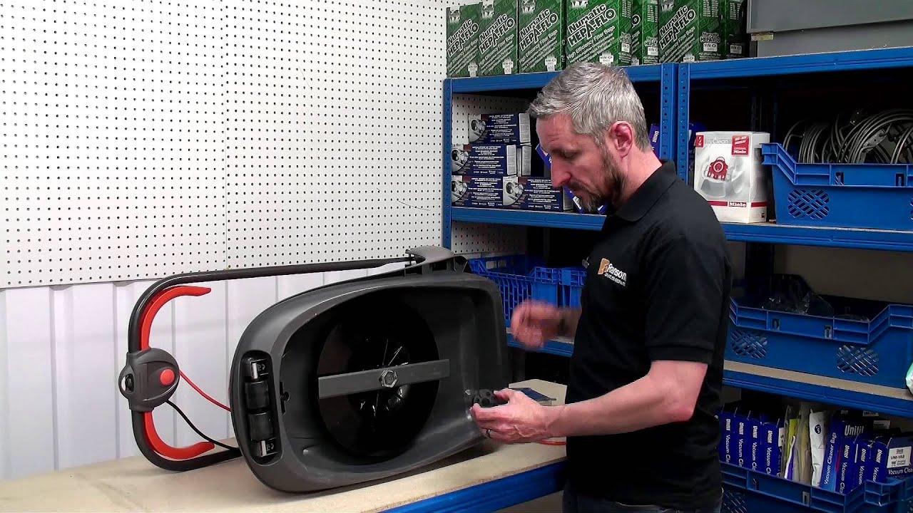 How to adjust the blade height on a Flymo Lawnmower