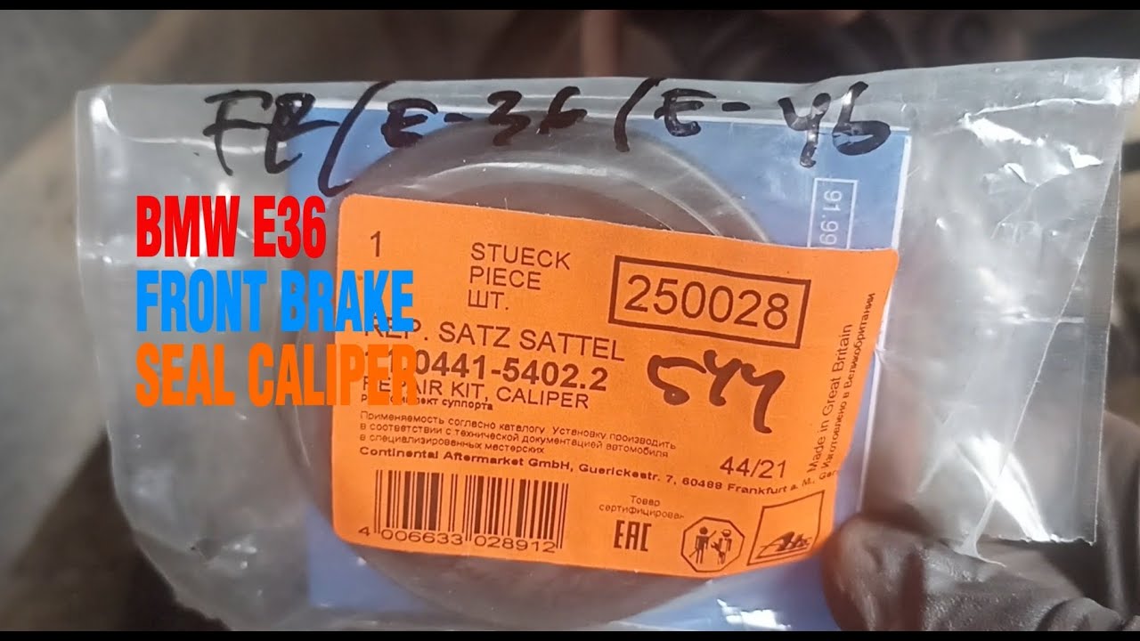 BMW E36 Front Brake Seal Caliper