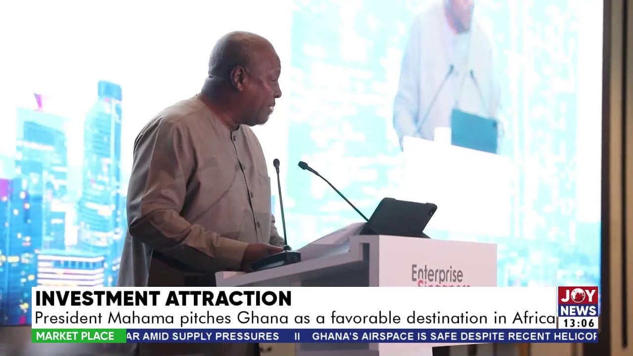 Investment Attraction: Pres. Mahama pitches Ghana as a favourable business destination in Africa