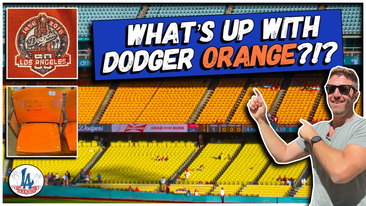 What is up with Dodger ORANGE?!?