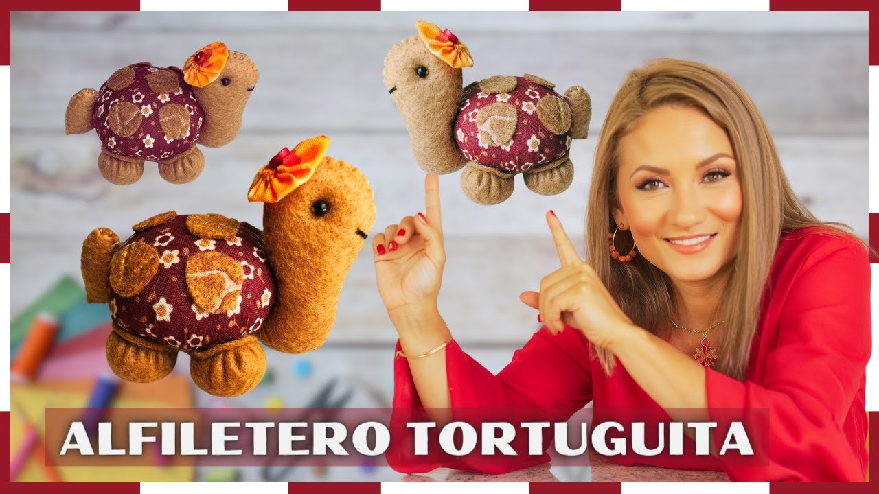 🎀 ALFILETERO DIY: Como hacer una linda TORTUGUITA |APRENDE Y VENDE|paso a paso con Patty Arce 🐢💕