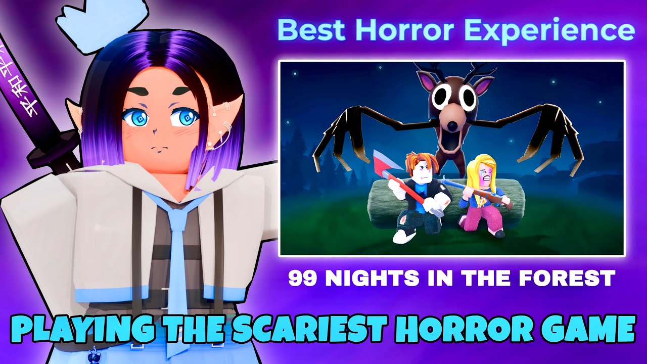 PLAYING THE BEST HORROR EXPERIENCE ON ROBLOX UNTIL IM SCARED! | Roblox | [99 Night In The Forest]