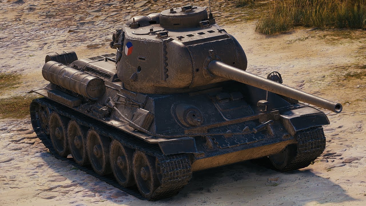 WoT Blitz T-34-100 Gameplay