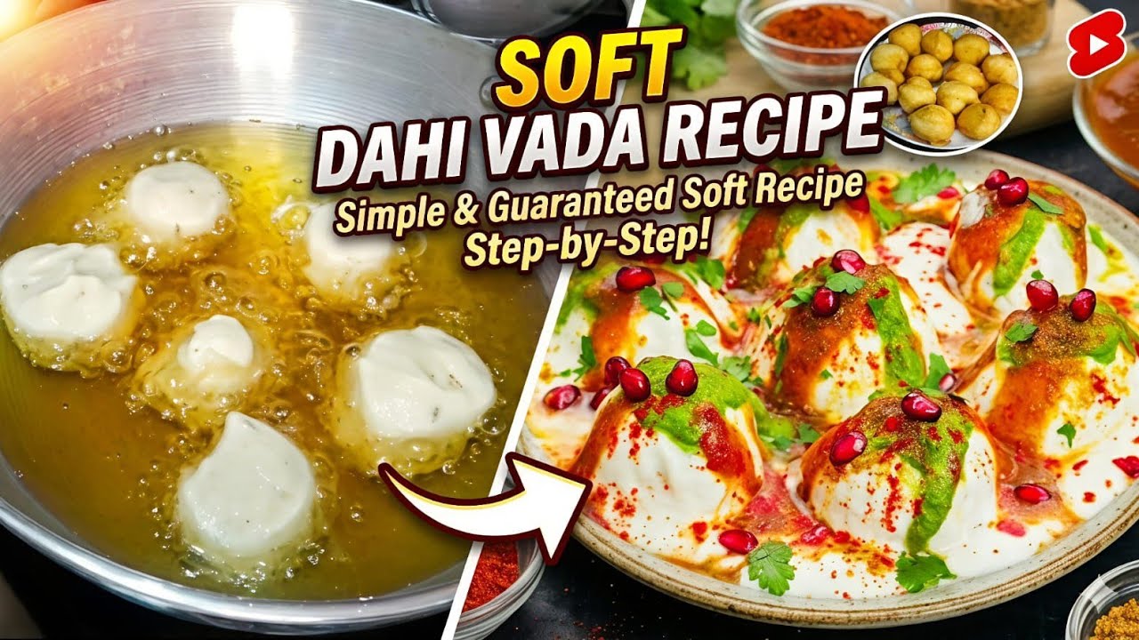 Soft Dahi Vada Recipe || Dahi Vada || Holi Special || #DahiVada #FestiveRecipe