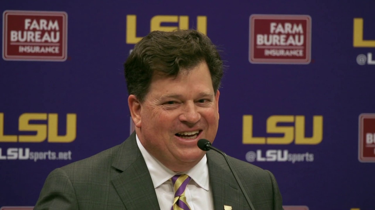 LSU introduces Scott Woodward as the new athletic director